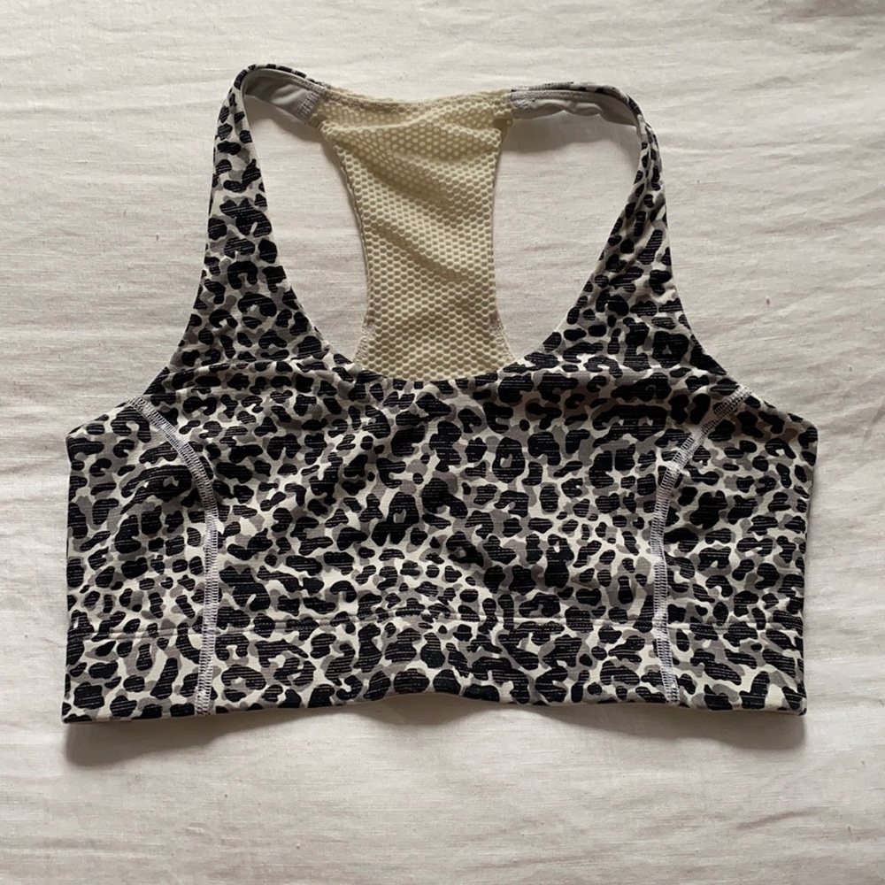 OV Doing Things Bra Snow Leopard
